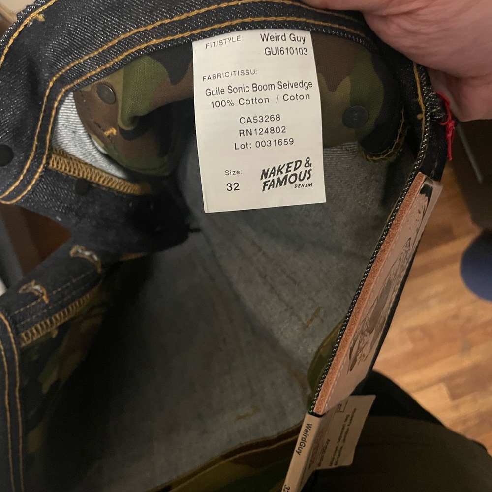 Naked & Famous Denim Dark Indigo Jean X GUILE - Picture 5 of 5